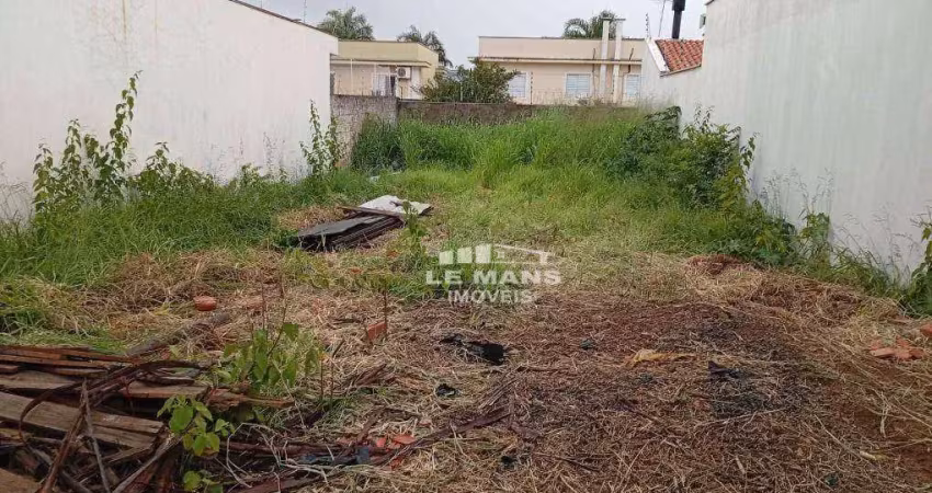 Terreno a venda no bairro campestre em piracicaba/sp