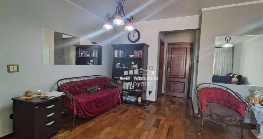 Apartamento a venda no edificio tiradentes, 3 quartos, 1 suíte, 1 vaga de garagem, no bairro centro em piracicaba - sp