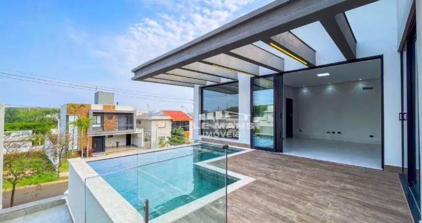 Casa com elevador e 3 suítes a venda ou locação no condomínio villa dáquila no bairro santa rosa em piracicaba - sp
