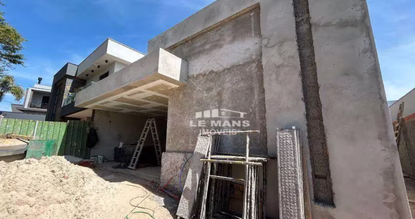 Casa em construção a venda no condomínio villa d'aquila em piracicaba/sp.