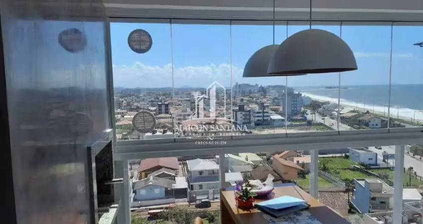 2 quartos com 2 vagas mobiliado para morar e vista mar em balneário piçarras - sc