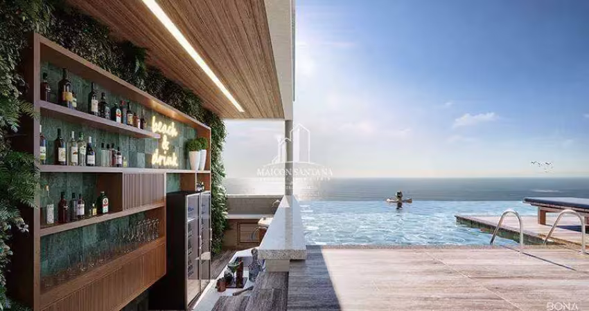 2 quartos garden com 107,96m² privados em condomínio home club no centro de balneário piçarras - sc