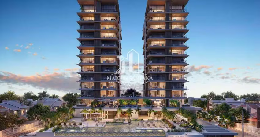 4 suítes com 4 vagas alto luxo frente mar em balneário piçarras sc