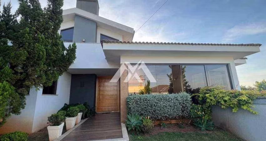 Casa com 4 dormitórios à venda por R$2.200.000 - Residencial Portal Da Serra - Marilia/SP
