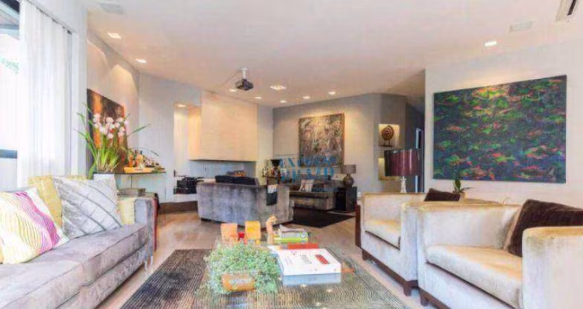 Apartamento com 4 dormitórios, 220 m² - venda por R$ 2.300.000,00 ou aluguel por R$ 20.919,00/mês - Campo Belo - São Paulo/SP