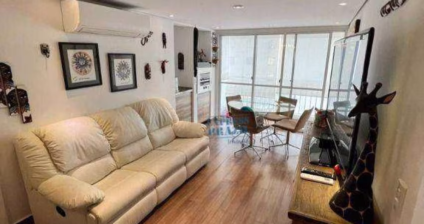 Cond. Acqualife - Super Procurado - 3 dorms sendo 1 suíte e 2 suítes americana - terraço gourmet, ar condicionado - 2 vagas - lazer de clube!
