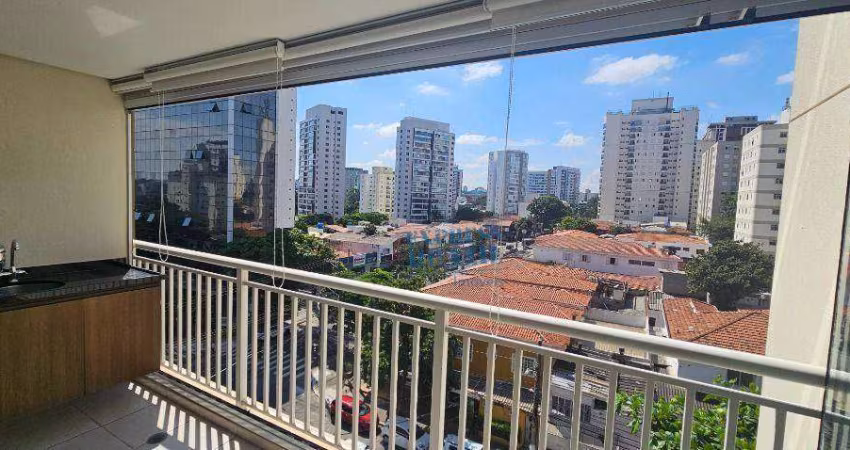 Apartamento com 2 dormitórios, varanda gourmet, 60 m² no Campo Belo - Agende sua visita!!