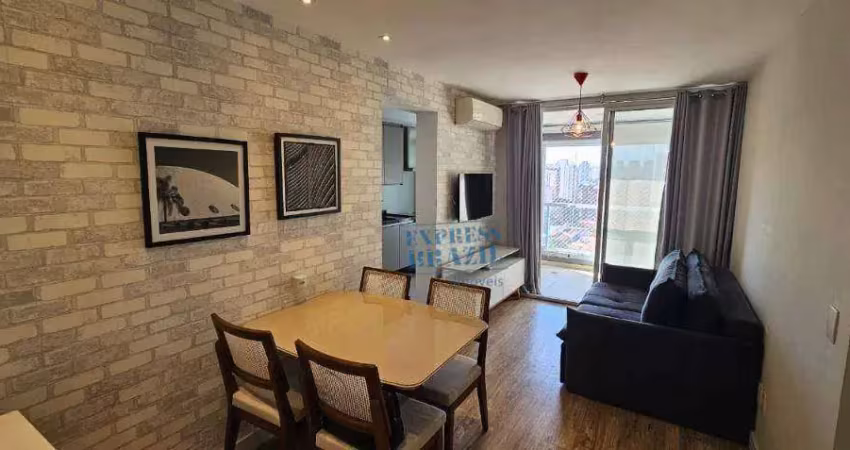 Apartamento com 1 dormitório, 45 m² - para venda ou locação no Brooklin - Agende sua visita!