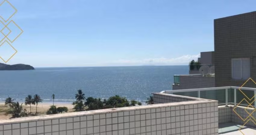Cobertura de luxo no Indaiá, Caraguatatuba-SP: 3 quartos, 2 suítes, 2 salas, 3 banheiros, 2 vagas, 168,84 m².