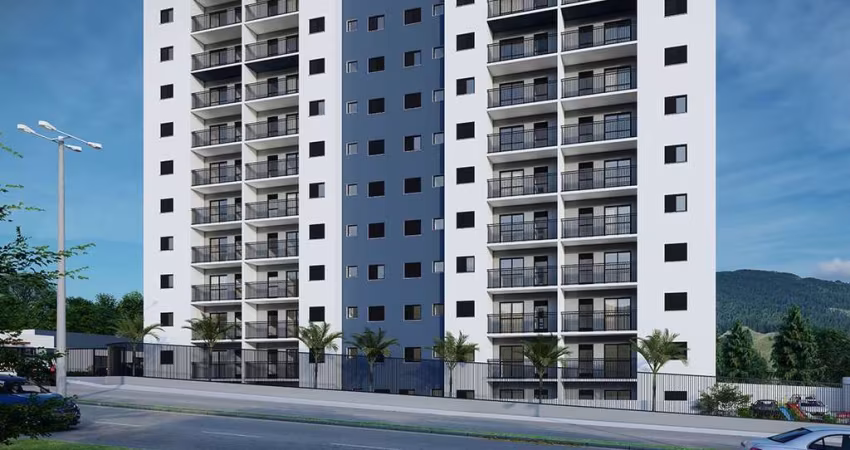 Apartamento à venda em Guaratinguetá-SP no Jardim do Vale: 2 quartos, 2 salas, 1 banheiro e garagem!