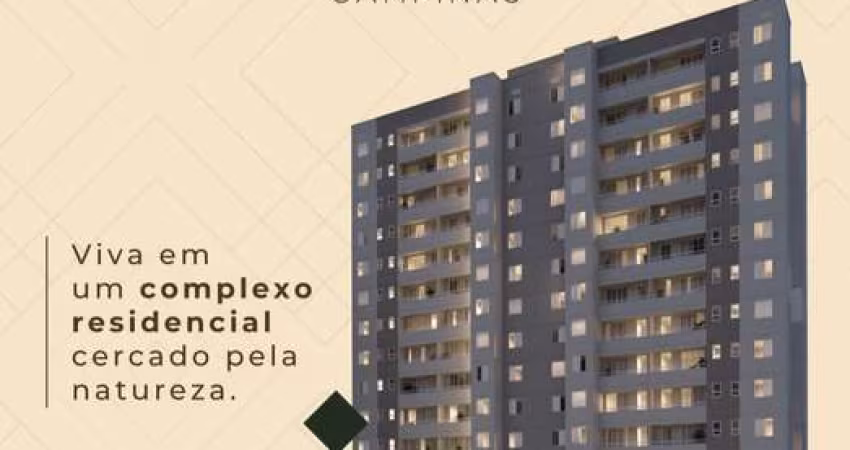 Apartamento à venda em Campinas-SP, Jardim Santa Genebra: 2 quartos, 1 suíte, 2 salas, 2 banheiros, 1 vaga, 44m².