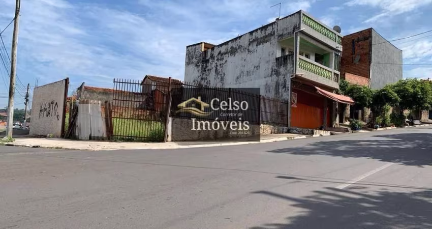 Terreno 360m2 Comercial/Residencial, de Esquina Plano, Agua, Energia, Muro, Asfalto, Internet, Oportunidade!