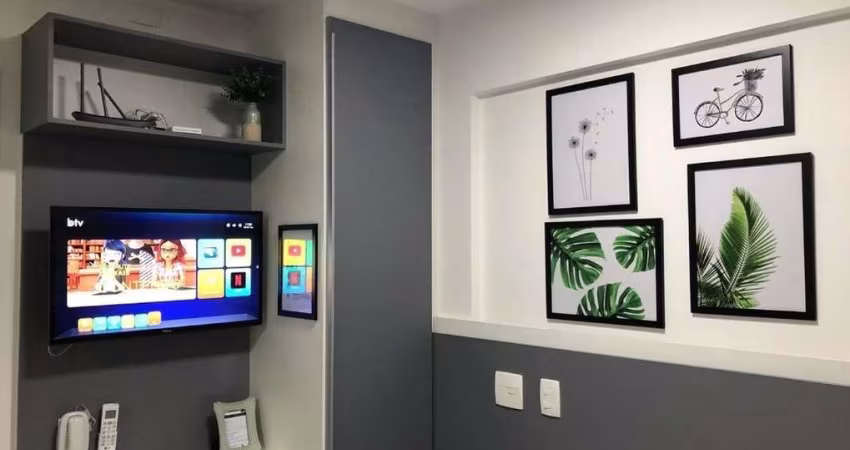 Studio 22,90m2 1 Dormitório 1 Banheiro 1 Cozinha 1 Sala de estar 1 Área de serviço Proximidades Banco Escola Escola de idioma Faculdade Farmácia