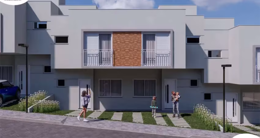 Reserva dos Ipês Condomínio de casas 71,29m² ou 72,27m² ou 85,18m² 3 DORMS C/ SUÍTE, Vagas por unidade: 1 ou 2, Piscina Quadra Esportiva Churrasqueira