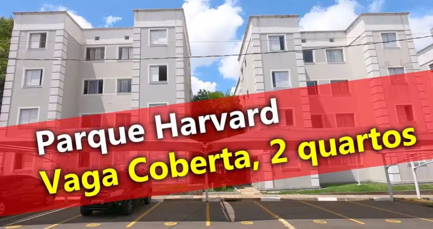 Apartamento 43m2, 2 Dormitórios, 1 Banheiro, 1 Vaga Coberta, Área de Lazer Completa, Condomínio Fechado, Parque Harvard