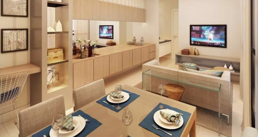 Don Cambuí Flat Loft Studio 48m2 e 51m2, 1 Dormitório, 1 ou 2 Vagas, Varanda Gourmet, Área de Lazer Completo.