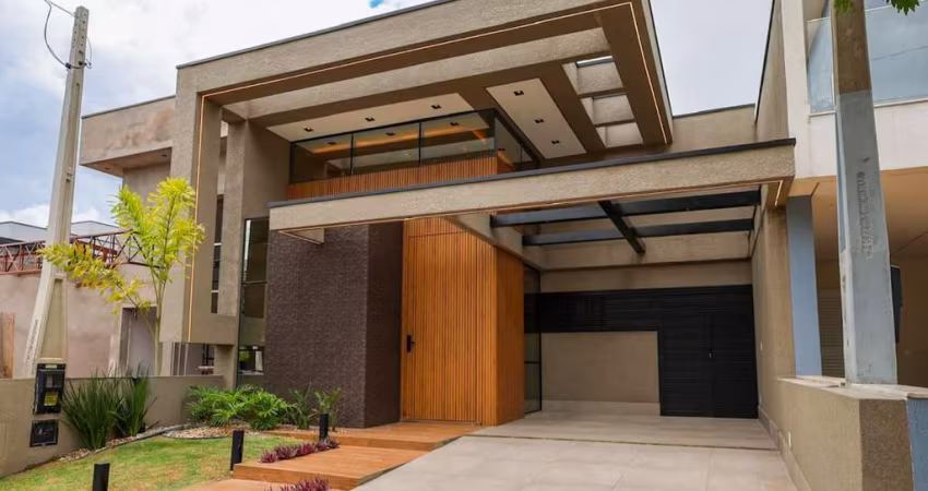 Casa de alto padrão em condomínio na Vila Monte Alegre, Paulínia-SP: 3 quartos, 3 suítes, 3 salas, 3 banheiros, 4 vagas, 140m².