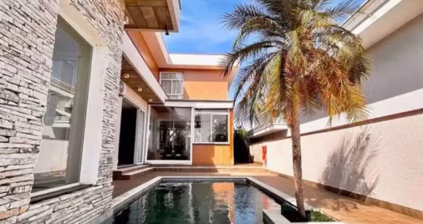 Casa de alto padrão em condomínio à venda em paulínia-sp, parque brasil 500: 3 quartos, 3 suítes, 3 salas, 5 banheiros, 4 vagas, 355m².
