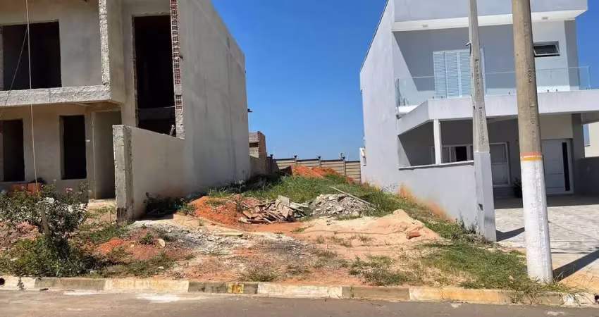 Terreno 175m2 7x25 plano, parte alta do condomínio, próximo a área de lazer, já tem projeto aprovado, aceita propostas
