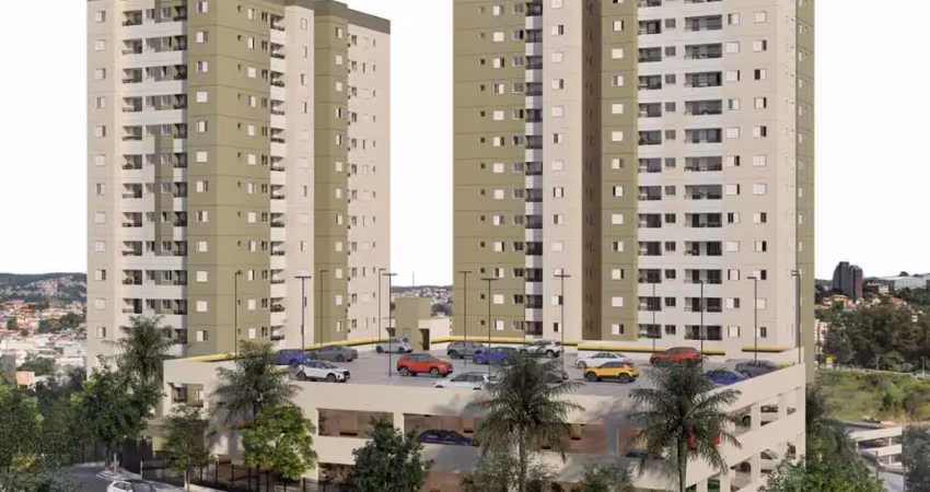 Apartamento à venda em cotia-sp: 2 quartos, 1 sala, 1 banheiro, 1 vaga na garagem, 45m² no bairro lageado!