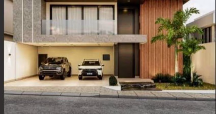 Casa em Chácara Caiçaras em Patos de Minas com 448 m², 5 Suítes, Piscina Aquecida, Energia Solar e Automação Residencial