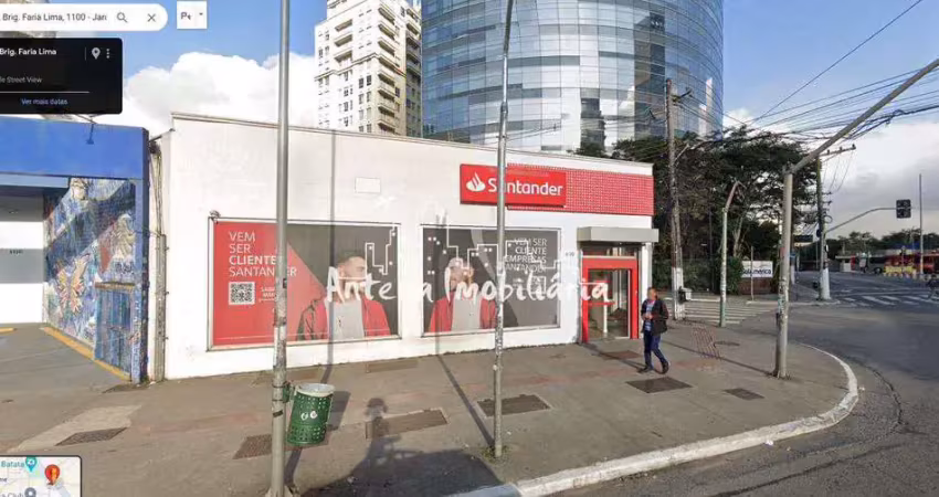 Terreno comercial à venda na Avenida Brigadeiro Faria Lima, Pinheiros, São Paulo