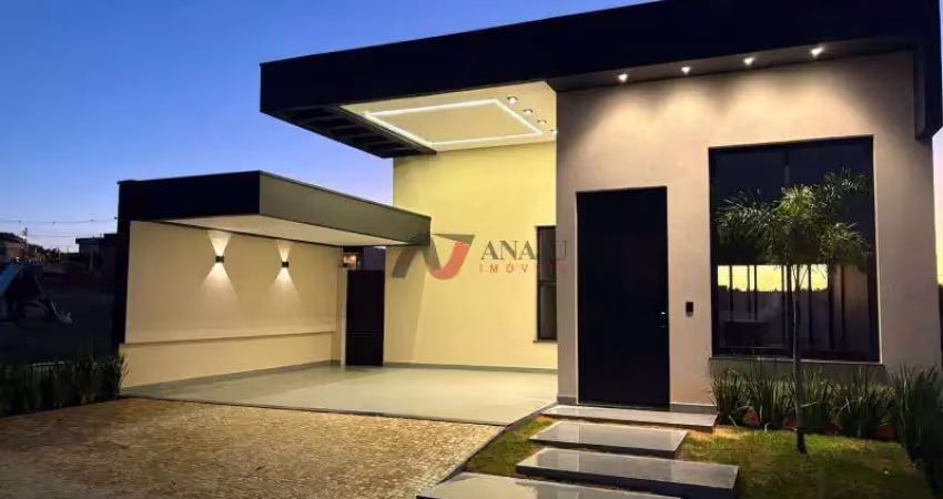 Casa térrea em condomínio recreio anhanguera, ribeirão preto - sp