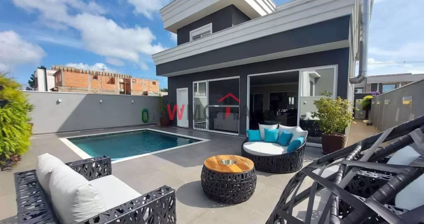 Venda de Casa em Condomínio de Luxo em Mogi das Cruzes-SP: 4 Quartos, sendo 3 Suítes, 2 Salas, 4 Banheiros, 4 Vagas, 286m².