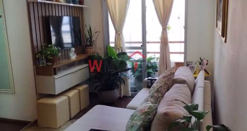 Apartamento à venda no Alto Ipiranga, Mogi das Cruzes-SP: 2 quartos, 2 salas, 1 banheiro e 1 vaga de garagem, 52,50 m².