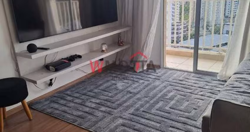 Apartamento à venda em Vila Mogilar, Mogi das Cruzes-SP: 3 quartos, 1 suíte, 2 salas, 2 banheiros, 2 vagas, 70m².