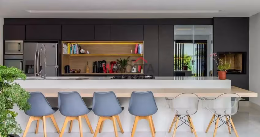 Casa de alto padrão em condomínio, 4 quartos e 3 suítes, em botujuru, mogi das cruzes-sp - 263m² - 4 vagas