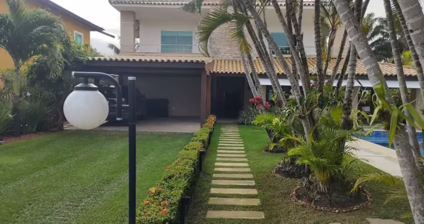 Casa em condomínio para venda em camaçari, busca vida (abrantes), 6 dormitórios, 6 suítes, 8 banheiros, 4 vagas