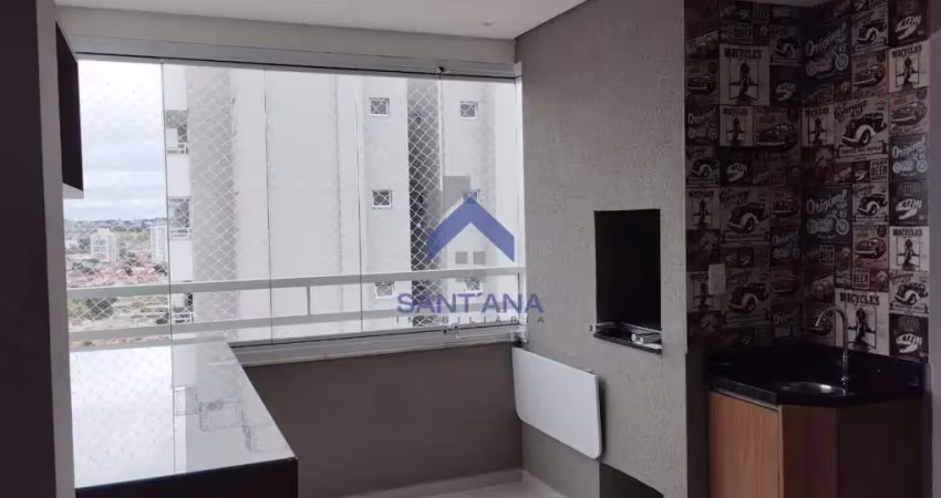 Apartamento de 76,35m² com 2 dormitórios sendo 1 suíte  no áquila residence na vila jaboticabeiras  em taubaté/sp