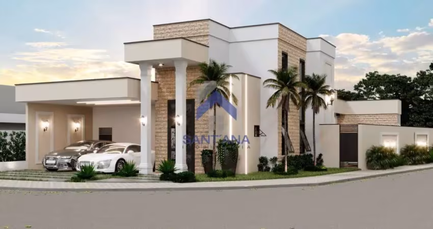 Casa em construção de 200,54m² com 4 suítes no residencial ouroville no quiririm em taubaté/sp