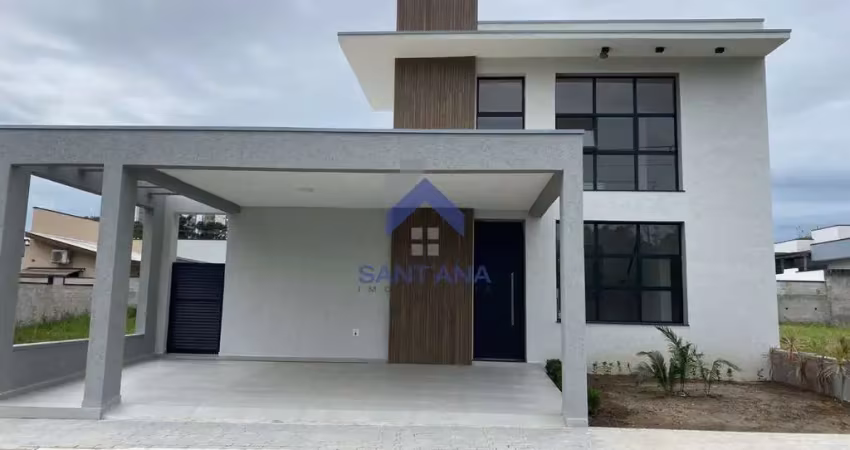 Sobrado de 220m² com 3 dormitórios sendo 1 suíte no condomínio parque das araucárias em tremembé/sp