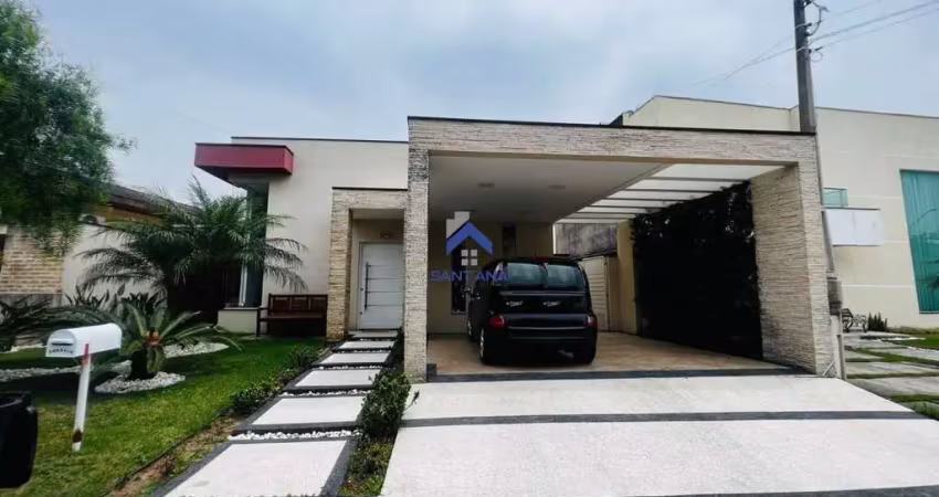 Casa térrea de 179m² com 3 dormitórios sendo 1 suíte master com hidro  no campos do conde chambord em tremembé/sp