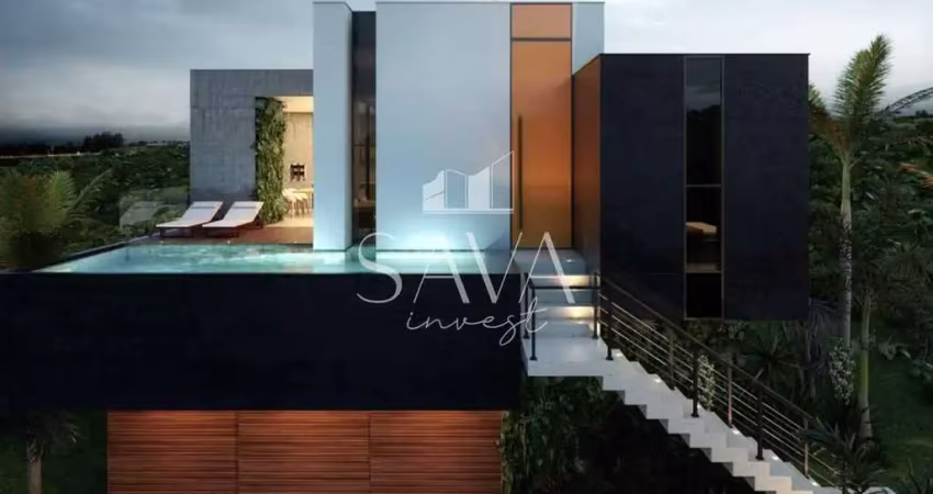 Casa à venda com 450 m² no alphaville - lagoa dos ingleses por r$4.200.000,00