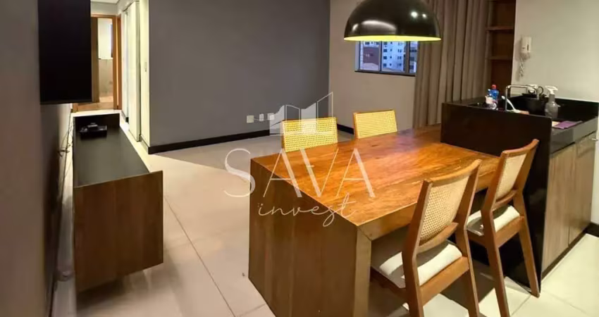 Apartamento mobiliado de 58 m² no buritis, bh – 2 quartos, 1 suíte