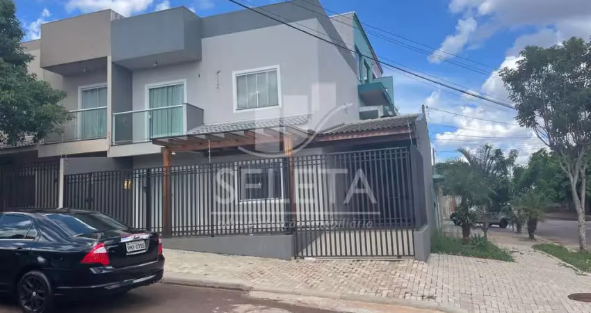 Sobrado de esquina bairro canadá  3 quartos 01 banheiro e lavabo - 122m  privativos - terreno 110m .