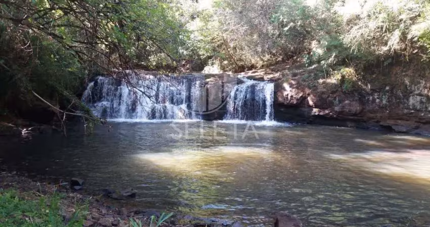 Chácara à venda, com casa de 270m , cachoeira, açudes, braganey - pr.