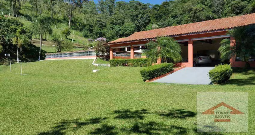 Chácara com 4 dormitórios à venda por r$ 2.000.000 com 25000 m² - chácara ivoturucaia - campo limpo paulista/sp