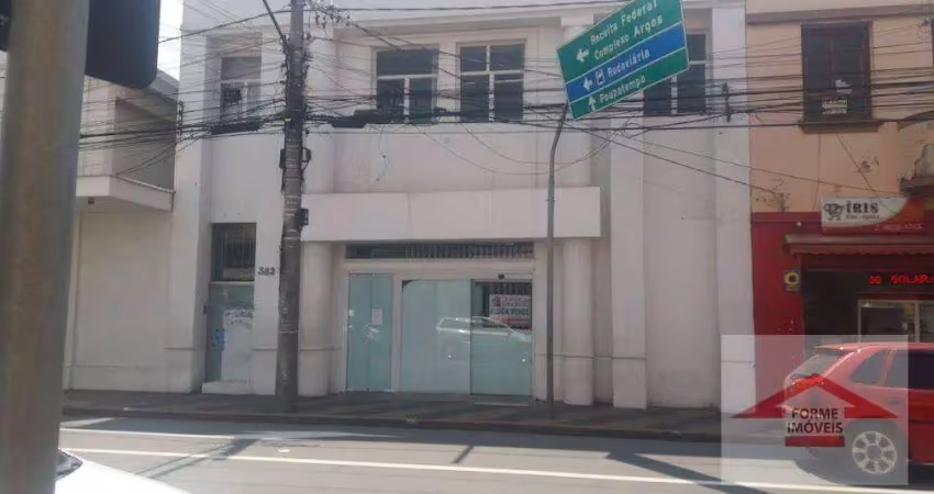 Salão, 410 m² - venda por r$ 1.950.000,00 ou aluguel por r$ 10.453,93/ano - vila arens - jundiaí/sp