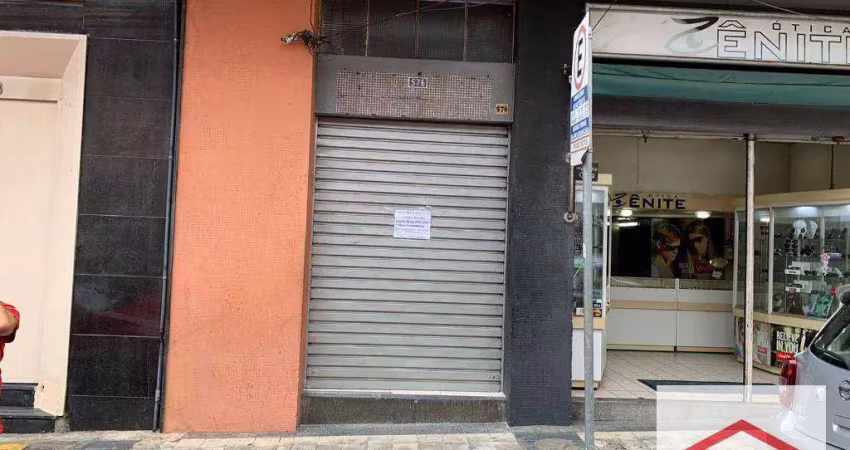 Salão com 30 m² para alugar - r$ 2.500,00 por mês - bairro central em  jundiaí/sp.