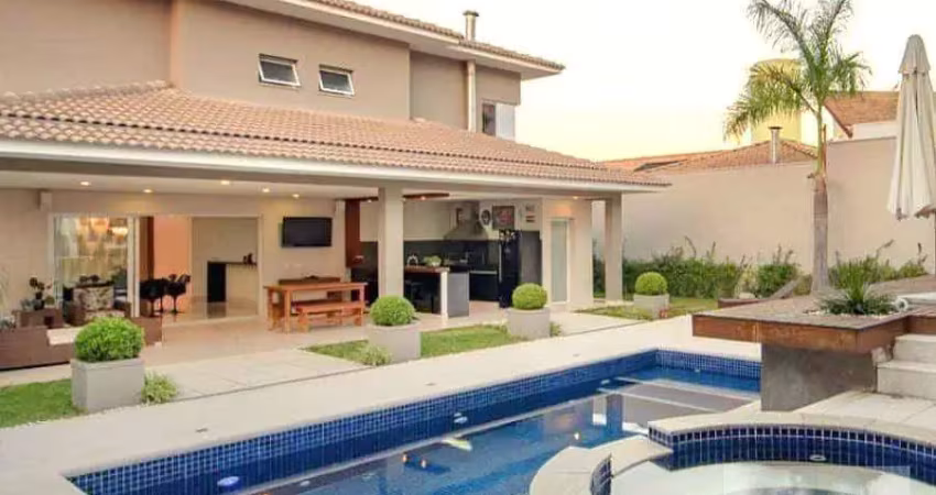 Casa mobiliada 540m² para venda - condomínio terras de são carlos - jundiaí/sp
