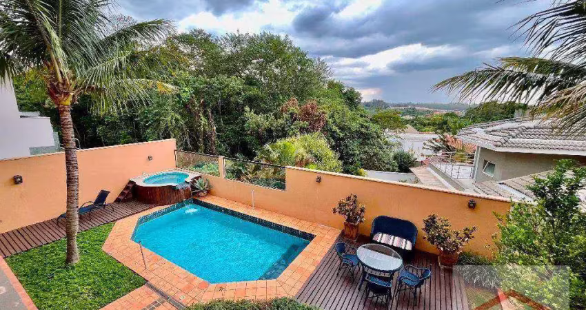 Casa com 3 suítes à venda no condomínio portal do paraiso 2, 407 m² por r$ 2.940.000 - loteamento portal do paraiso - jundiaí/sp