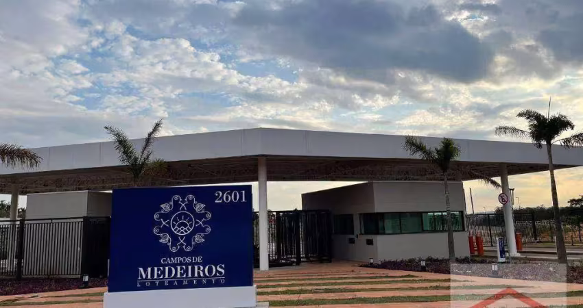 Terreno à venda, 300 m² por r$ 500.000 - condomínio campos de medeiros -jardim tereza cristina - jundiaí/sp