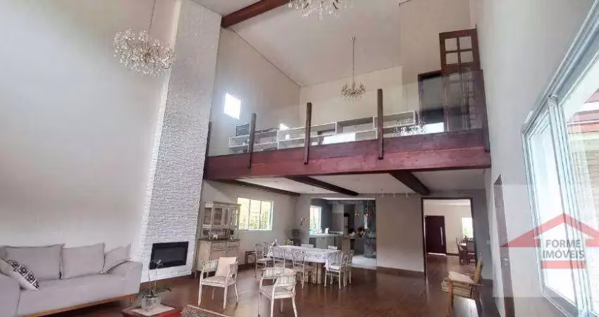 Casa com 3 suítes à venda, 440 m² por r$ 2.590.000 - condomínio associação amigos da malota - chácara malota - jundiaí/sp
