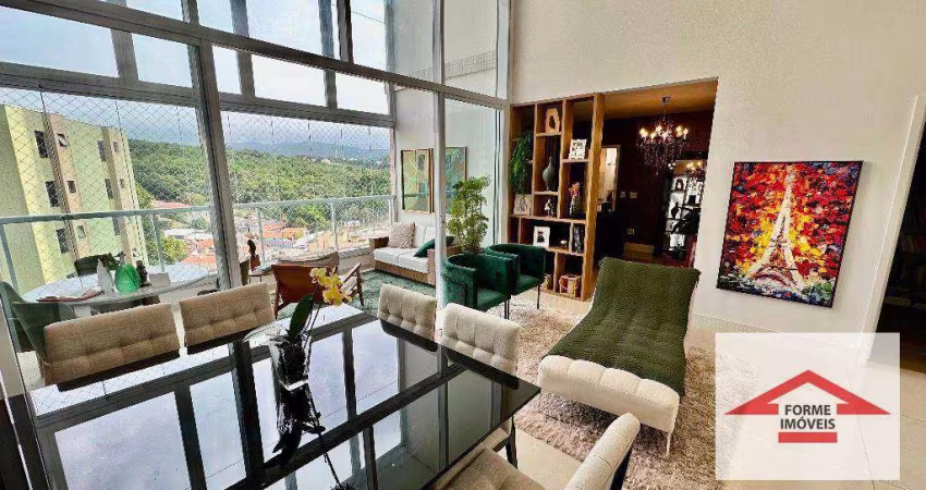 Apartamento com 3 dormitórios ( suítes ), 189 m² - venda por R$ 2.200.000 ou aluguel por R$ 11.000/mês - Jardim das Samambaias - Jundiaí/SP
