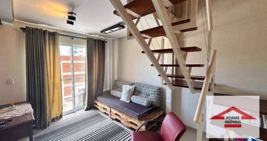 Apartamento com 1 dormitório para alugar, 66 m² por R$ 4.000/mês - Anhangabaú - Jundiaí/SP