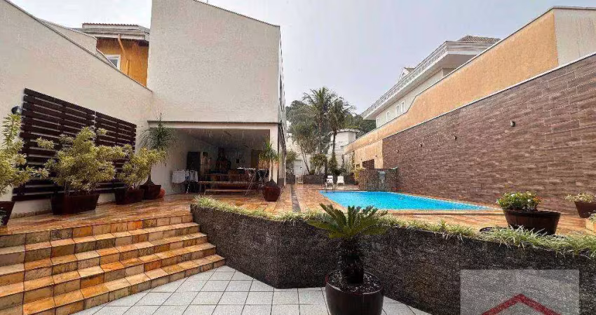 Casa com 6 quartos sendo 2 suítes  à venda, 514 m² condomínio santa teresa  por r$ 2.950.000 - jardim santa teresa - jundiaí/sp.